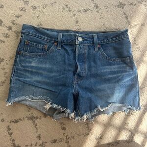 Levi's Blue Jean Shorts